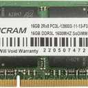 16GB DDR3 Laptop RAM 1600MHz SODIMM PC3L-12800S DDR3L SO-DIMM Notebook Memory 2Rx8 1.35V CL11 Non-ECC Unbuffered 204-Pin Memory