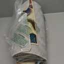 Washable Corridor Runner Rug, Non-Slip Vintage Hallway Rug Runner with Upgrade Rubber Backing, Stain Resistant Faux Wool Distressed Carpet for Bedroom Kitchen Laundry Corridor Balcony (126" x 31.5") (Rust/Dull Teal)