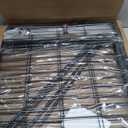 Puppy Playpen, IGOOUO 24'' Portable Dog Playpen with Easy-Carry Straps,4 Panels Dog Pen Play Pen for Small Dogs,Rustproof Pet Playpen for Camping RV Yard(with One Door)