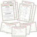 COCHIE Fun Christmas Family Friendly Feud Cards Against Game for Adults Office Large Group Parties Favor, Xmas Trivia Quiz Party Games Christmas Night Activities - No Buzzers (Xmas)