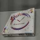 Beach Coastal Wall Clocks Battery Operated Analog Round Wall Clock for Living Room Decor 14 Inch Blue Glass Silent Wall Clock