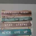 Inspirational Wall Art Decor for Office, Wooden Rustic Hanging Motivational Wall Art Decoration Sign, Inspiring Positive Quotes Wall Art for Home Living Room Bedroom Bathroom Classroom Gym 12"x24"