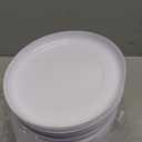 Tenceur 36 Pcs DIY Plastic Flying Disks Bulk 7 Inch Color Your Own White Flying Disc with 10 Paintbrushes and 3 Paints for Party Favors and Crafts Fun Home Activities Games