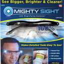 Ontel Mighty Sight LED Magnifying Eyewear, Black, Pack of 2