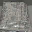 Rug Runners for Hallways Non Slip - 2x8 Runner Rug for Bedroom, Washable Runner with Rubber Backing, Soft Low-Pile Carpet for Kitchen, Laundry, Bathroom (2'x8', Grey/Ivory)