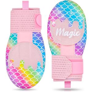 Sliding Mitt, Baseball Sliding Mitt for Youth Girls, Baseball Softball Sliding Glove with Elastic Compression Strap, Universal Right or Left Hand