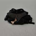 PUPTECK No Pull Dog Harness Small Medium Sized Dog, Adjustable Reflective Escape Proof Easy Control, Comfortable Soft Padded Step in Pet Vest Harness, Black, M