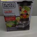 Hamilton Beach Wave Crusher Blender For Smoothies With 40 Oz Glass Jar and 14 Functions, Ice Sabre Blades & 700 Watts for Consistently Smooth Results, Black + Stainless Steel (54221)