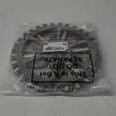 Yulejo 4 Pieces Wooden Industrial Steampunk Style Gear Wheel Wall Decoration 10 Inch Vintage Wooden Gear Combination Farmhouse Hanging Wall Decor for Home Wall Bar Decor Art Craft Wall Decor (Silver)