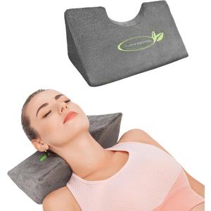 Lumia Wellness Cervical Wedge Pillow - Tension Muscle Relief & Relaxer, Contoured Support for Neck & Shoulder