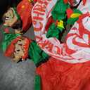 Kalolary 9FT Christmas Inflatable Archway, Nutcracker Soldier Archway Outdoor Merry Christmas Blow Up Decoration with Build-in LED Lights for Indoor Outdoor Garden Yard Lawn Decor