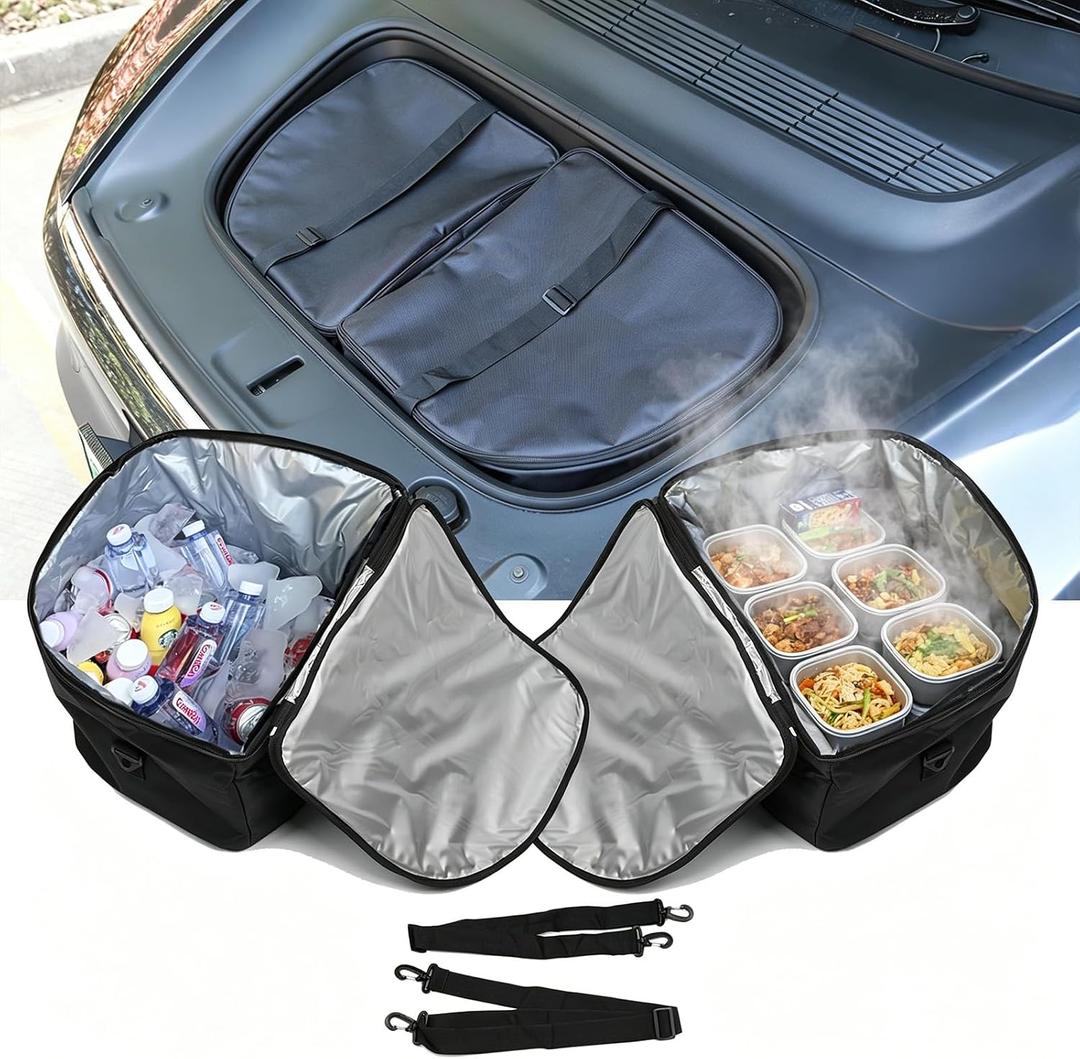 Frunk Cooler Organizer, Insulated Waterproof Front Trunk Storage Bag Portable, Model Y