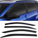 Husky Liners Low Profile Ventvisor Rain Guards | Fits 2025-2026 GMC Terrain | Front & Rear, 4-pc Smoke w/Chrome Trim - 2884073