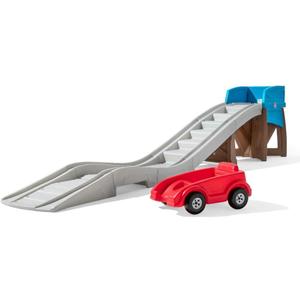 Step2 Extreme Thrill Coaster Kids Ride On Toy, Push Car, Indoor/Outdoor Roller Coaster & Playset, Made of Durable Plastic, Max Weight 75 lbs., for Toddlers 3+ Years Old, Large