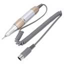 35000RPM Electric Nail Drill Pen, 5-Hole Connector Nail Drill Replacement Handle Handpiece, Manicure Pedicure Machine Polish Tool for Acrylic Nails, Low Noise Nail Art Tool for Salon and Home Use