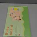 Busy Board, Montessori Sensory Toys with LED Light Switches，Age 3+, 9.1 x 6.3 x 1.2 inches