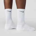 Nike Unisex Everyday Cushioned Training Crew Socks (3 Pairs), White/Black, Medium