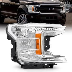 JFN Headlight Assembly Compatible with 2018-2020 Ford F-150 (Left Side) (Passenger Side (Right))