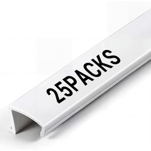25 Pack 36" Snap in Vinyl Window Glazing Bead, White