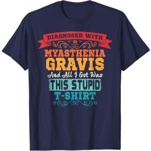 Parkinson's Disease T Shirt Awareness Gift T-Shirt, Blue, L