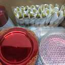 Goodluck 700 Piece Red Dinnerware Set for 100 Guests