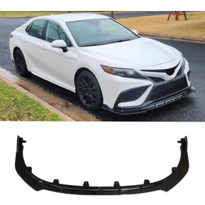 Front Lip Compatible with Toyota Camry Sport [SE,XSE,Hybrid SE,Hybrid XSE,TRD,SE Nightshade] 2021 2022 2023 Front Bumper Lip