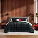 Tommy Hilfiger - Twin Comforter Set with Sham, Reversible Plush Bedding
