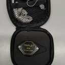 10x Magnifier Jewelry Loupe 20.5mm Triplet Lens Optical Glass Pocket Gem Magnifying Tool for Jeweler, Stamp Philatelist, Coin Numismatic, Achromatic Black Hexagonal Design Kit Set