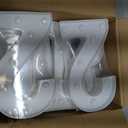 2026 Graduation Decorations 8 LED Marquee Light-Up Letters,"Grad 2026"for Preschool, Kindergarten, School, and College Party Dcor
