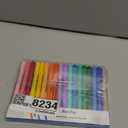 AECHY 18PCS Curve Highlighter Pen Set, Dual Tip Marker Pens with 18 Different Curve Shapes & 18 Colors Mark Lines, Aesthetic Curve Marker Highlighter for Journal Planner School Supplies