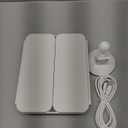 Trifold LED Vanity Mirror with Lights, Bathroom Shower Mirror with Powerful Suction Mount, Rechargeable Makeup Mirror with 2X/3X Magnification, 3 Color Lights & Brightness Adjustable