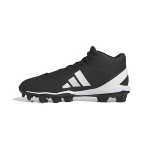 Adidas Men's Adizero Impact.2 Molded American Football, Black/White/Black, 9.5
