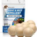 Rodent Repellent Indoor,Mouse Repellent,Mice Repellent Indoor,Rodent Away Repellant,Rat Repellent,Keeps Mice Away,Peppermint Oil Repel Mice from Nesting,Covers 50 sq. ft, Effective for 60-90 Days-8P (1 Ounce (Pack of 8))