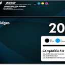 206X Toner Cartridges 4 Pack High Yield Compatible for HP 206X 206A W2110A W2110X for Color Laserjet Pro MFP M283fdw M283fdn M283cdw M255dw M255nw M282nw Printer Ink (Black/Cyan/Yellow/Magenta)