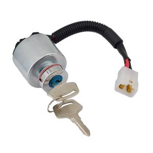 66101-55200 66101-55202 Ignition Switch Compatible with Kubota ZD18 ZD21 ZD25F ZD28 BX1500D BX1800D BX1830D BX2200D BX2230D BX22D BX23D G2160 G2460G TG1860 G1700 G1800 G1900 G2000 with 2 Keys