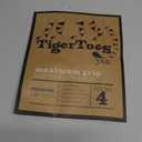 DOK TigerToes Premium Non-Slip Dog Socks for Hardwood Floors - Extra-Thick Grip That Works Even When Twisted - Prevents Licking, Slipping, and Great for Dog Paw Protection (XXS, Cool Caramel)