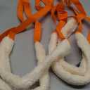 Mixweer 2 Pcs Dog Support Harness for Back Legs Dog Rear Lifting Sling Aid with Handle and Shoulder Strap Hind Leg Support for Pet Mobility Helps Puppy with Poor Stability Joint Injuries(Orange)