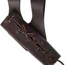 Medieval Knight Sword Holster with Pu Leather Waist Belt Dagger Frog Scabbard Viking Pirate LARP Rapier Holder Cosplay