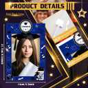 24 Pcs Graduation Frames 4x6 Bulk Class of 2026 Cardboard Paper Picture Frame with Stand for 2026 Congrats Grad DIY Crafts Photo Frame Display School Party Favors(Blue)
