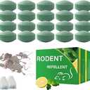 Mouse Rodent Repellent, 24 Pack Peppermint Oil for Mice Mouse Rats Squirrel Spider Pests Control Indoor & Outdoor Use, Natural Deterrent Replace Trap Poisoning Family & Pet Safe Green