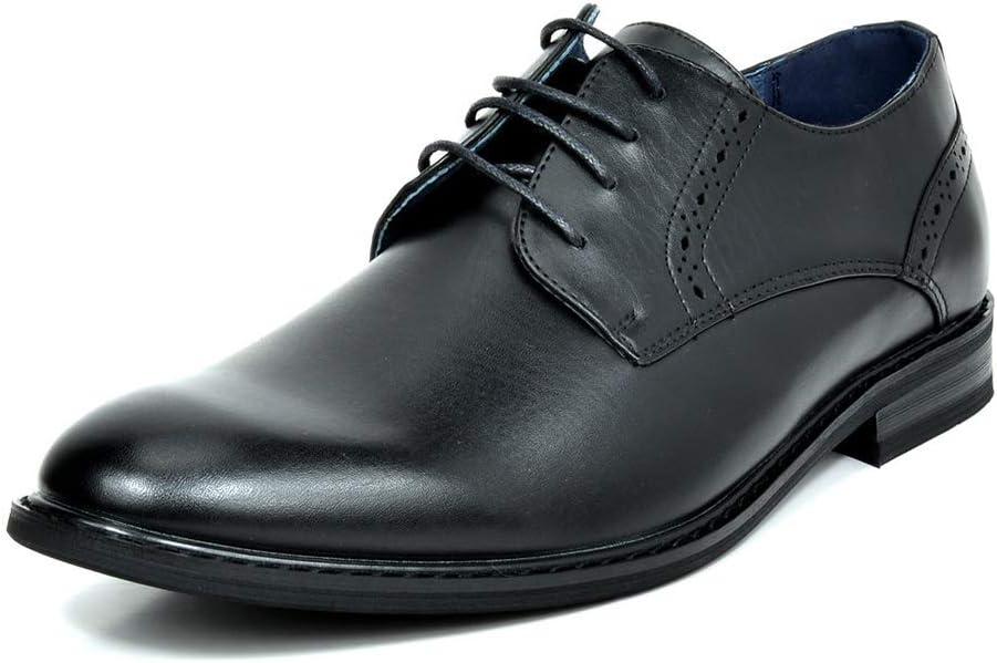 Bruno Marc Men's Dress Classic Comfort Oxfords Shoes, Size 10.5, Black