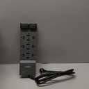 Belkin 12-Outlet Surge Protector Power Strip w/ 12 AC Outlets & 8ft Flat Plug, UL-listed Heavy-Duty Extension Cord for Home, Office, Travel, Computer, Laptop, Charger - 3,940 Joules of Protection