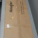 Huuger 47.2 Inch Entryway Table, Industrial Console Sofa Table with Storage, Accent Table with Shelves, for Entry, Hallway, Entrance, Foyer, O-Shaped Metal Frame, Rusitc Brown