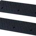 Curb Ramp 2.8" Rise Rubber Curb Ramps for Driveway Curb Ramps for Sidewalks Car Ramps Door Threshold Ramp Shed Ramps for Riding Mower 7000 LB Capacity
