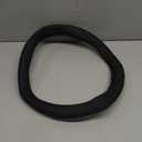 Valleycomfy Microfiber Leather Steering Wheel Cover Universal 15 inch (Black) (Medium(Standard) Size[14.5"-15"])