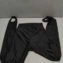 JJJ Fashion Yoga Terricot Hi Waist Stirrup Leggings-Made in USA (Small, Black)
