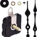 Long Shaft High Torque Hook Quartz Clock Movement - 31MM With 2 PCS Hands, DIY Repair Wall Clock Kit, 1 Set