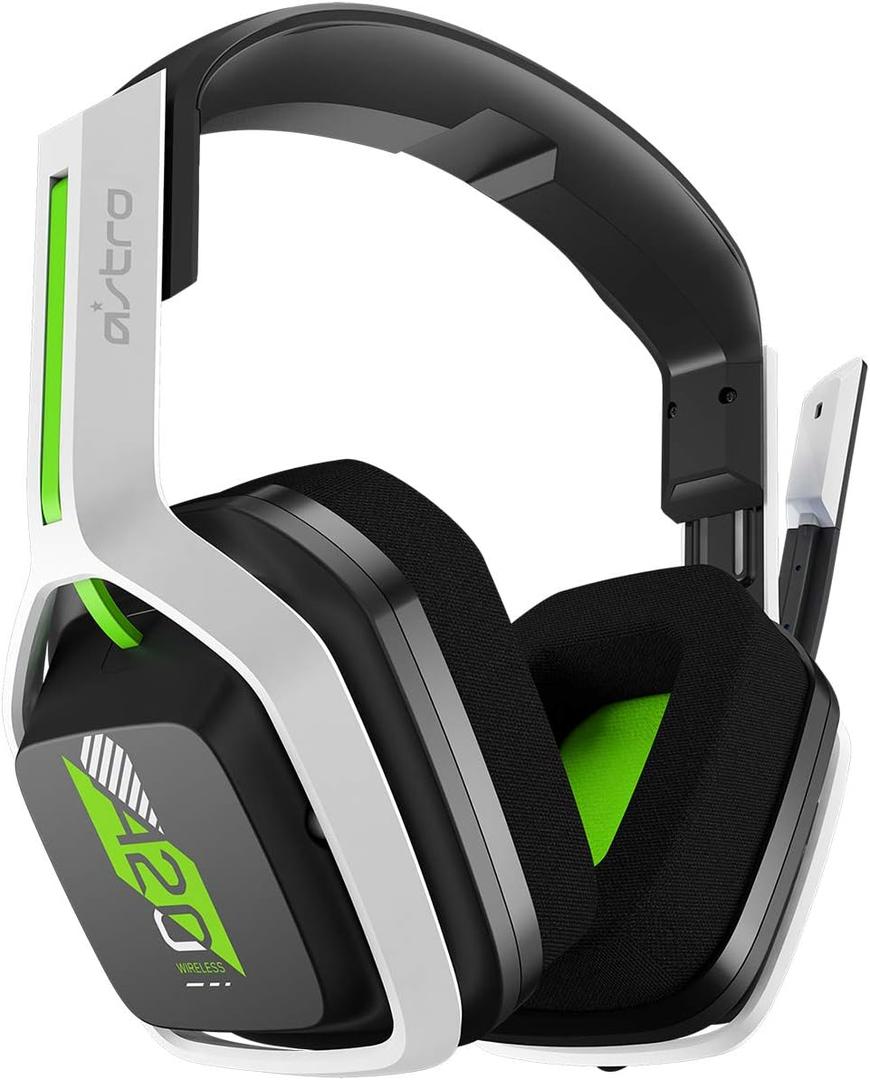 ASTRO Gaming A20 Wireless Headset Gen 2 for Xbox Series X | S, Xbox One, PC & Mac  White/Green