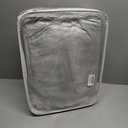 Faux Fur Comforter Set with Fitted Sheet - Luxury Ultra Soft Fluffy Fuzzy Queen Comforter Set, Cozy Warm Plush Bedding Comforter for Winter, 4 Pcs(1 Comforter +1 Fitted Sheet + 2 Pillowcases) (Light Grey)