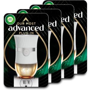 Air Wick Scented Oils Advanced Gadget, Essential Oils, Room Freshener, Air Freshener, 4 ct
